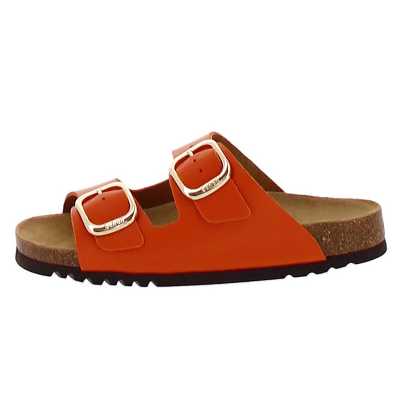 Scholl Mules en Cuir Noelle oranges