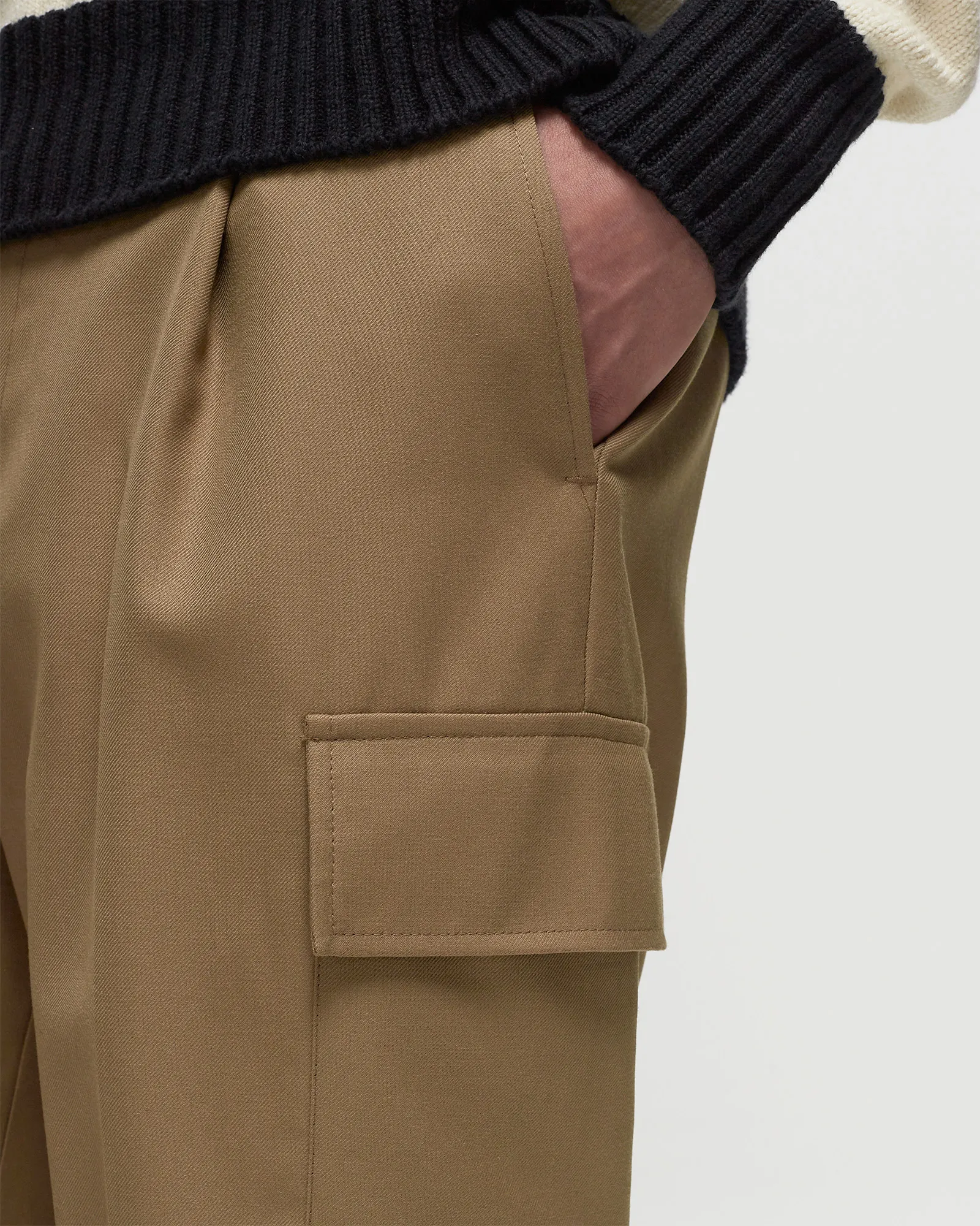 Drôle de Monsieur Le Pant Cargo Flanelle