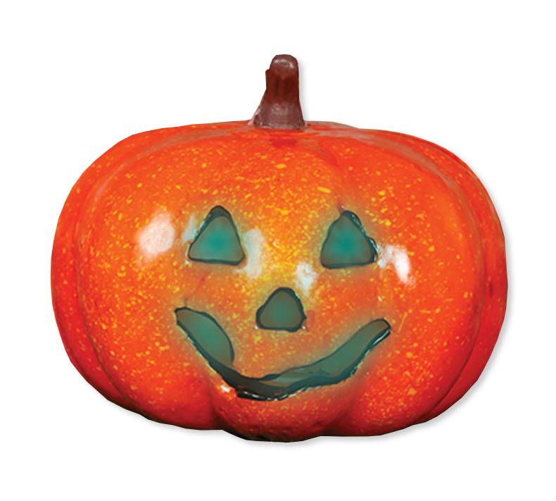 Halloween Pompoen met Licht 16cm