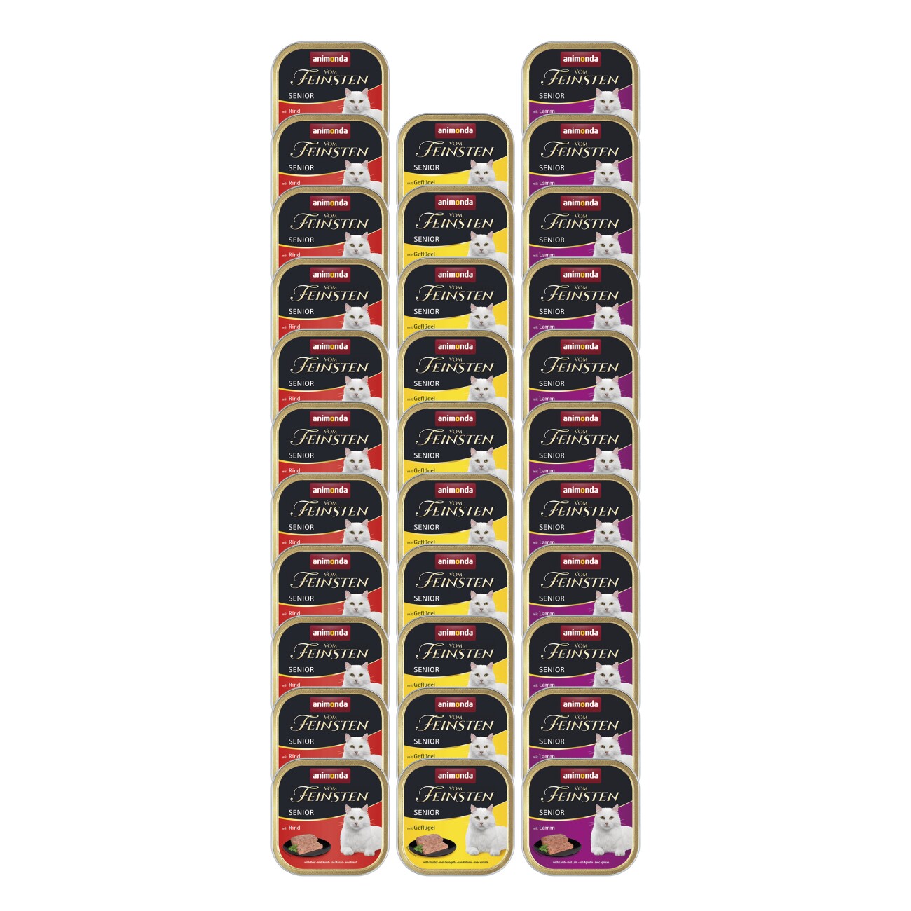 animonda Vom Feinsten Senior Vielfalt für ältere Katzen 32 x 100 g