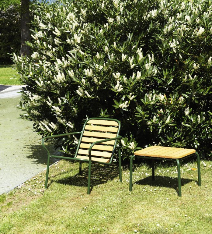 Normann Copenhagen Vig Wood fauteuil zwart