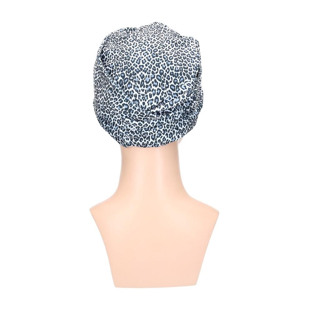 Badeturban Malu von Turbane - designs by Lofty in Silver Leopard