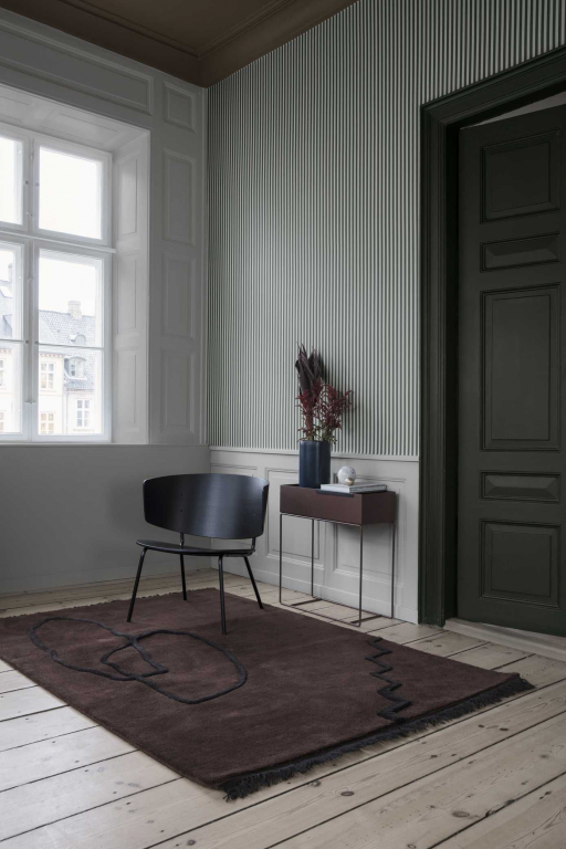 Ferm Living Herman fauteuil zwart