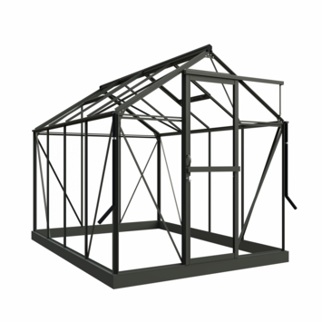 Royal Well Mary II kweekkas aluminium groengrijs 6,17 m²