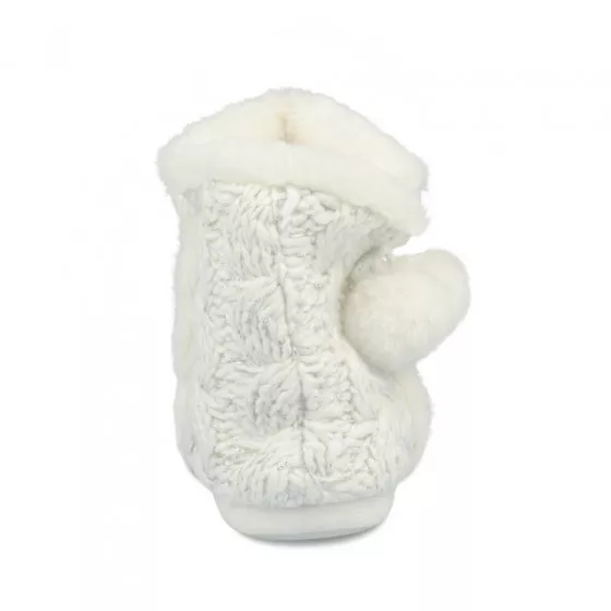 Chaussons bottines BLANC MERRY SCOTT