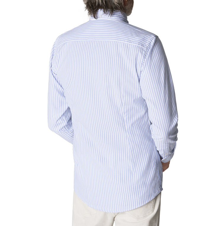 ETON Light Blue Striped Royal Oxford Shirt - Contemporary Fit Lyseblå