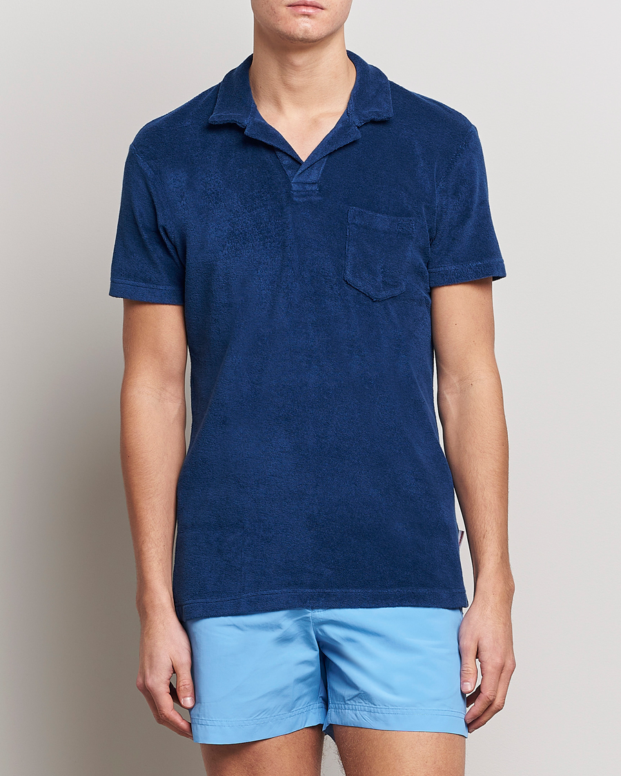 Orlebar Brown Terry Polo Blue Wash