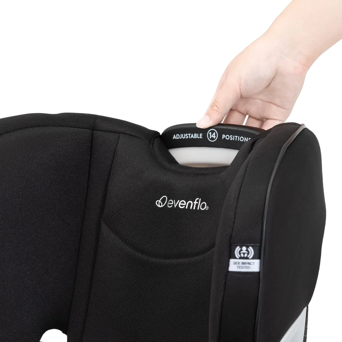 Evenflo Siège d'Auto 3-en-1 Gold Revolve360 Extend avec SensorSafe - Onyx Noir