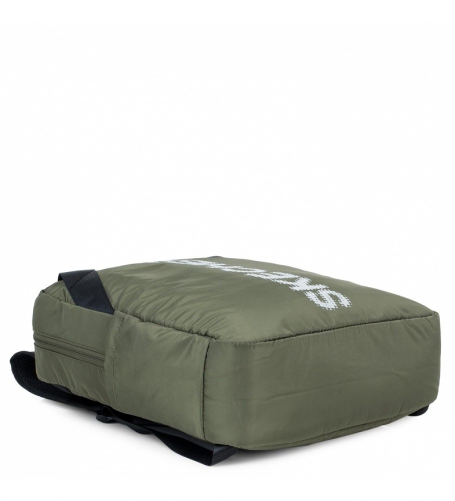 Mochila Skechers Unissex Griffinc S901 cáqui - 39x30x10cm -