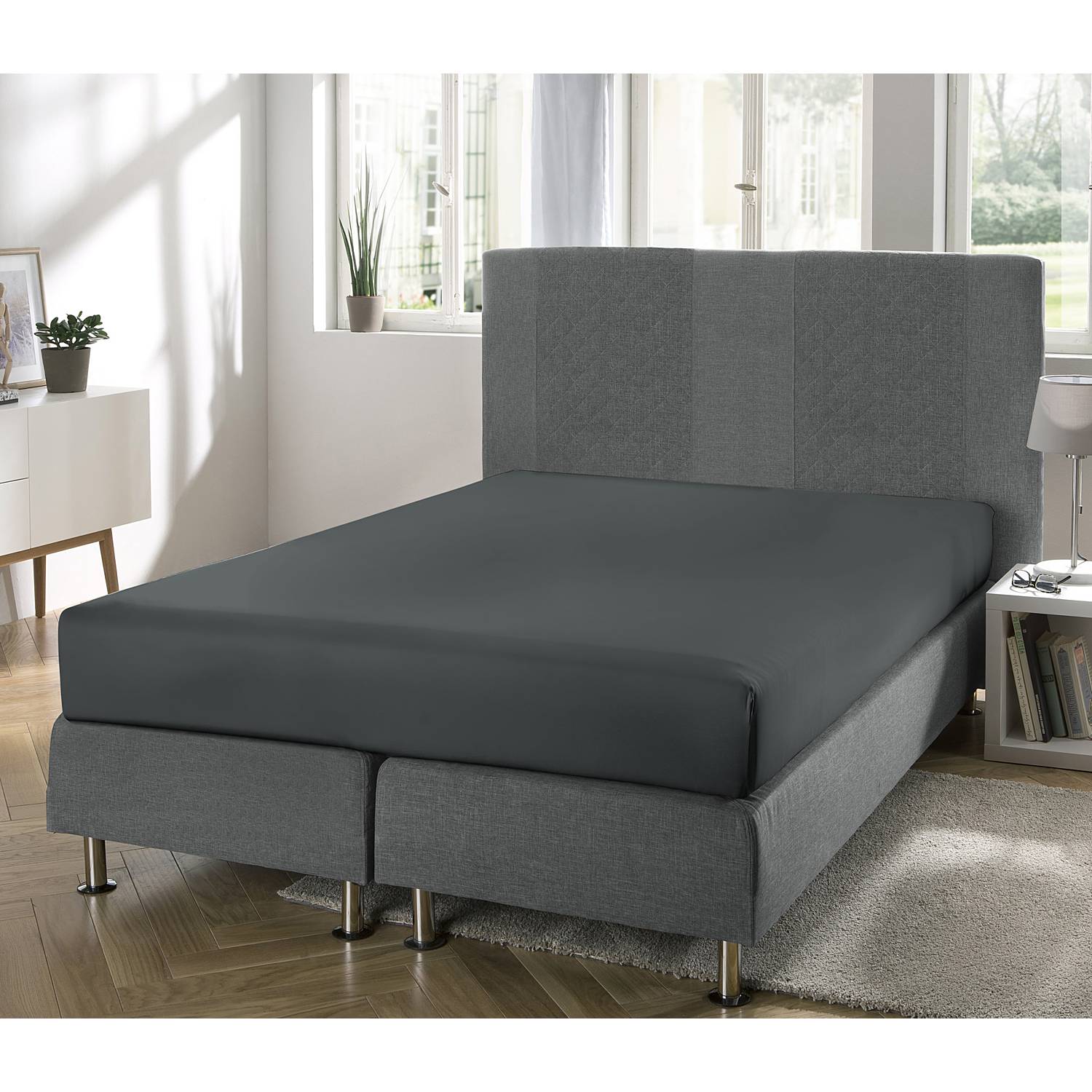 Erwin Müller Single-Jersey Multi-Stretch Boxspring-Spannbettlaken Deluxe 