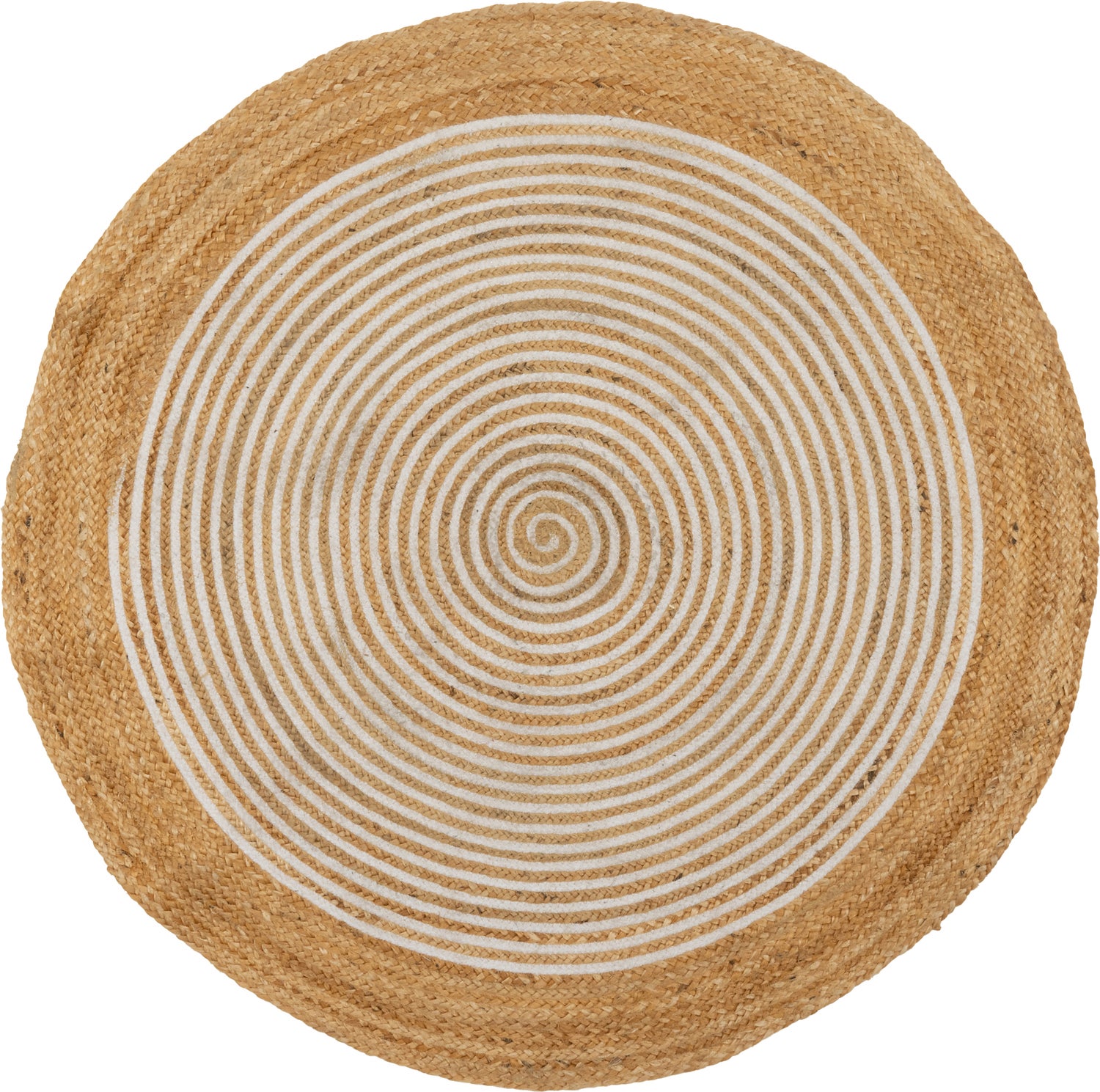 Intratuin vloerkleed Moela lijnen naturel / wit D 120 cm
