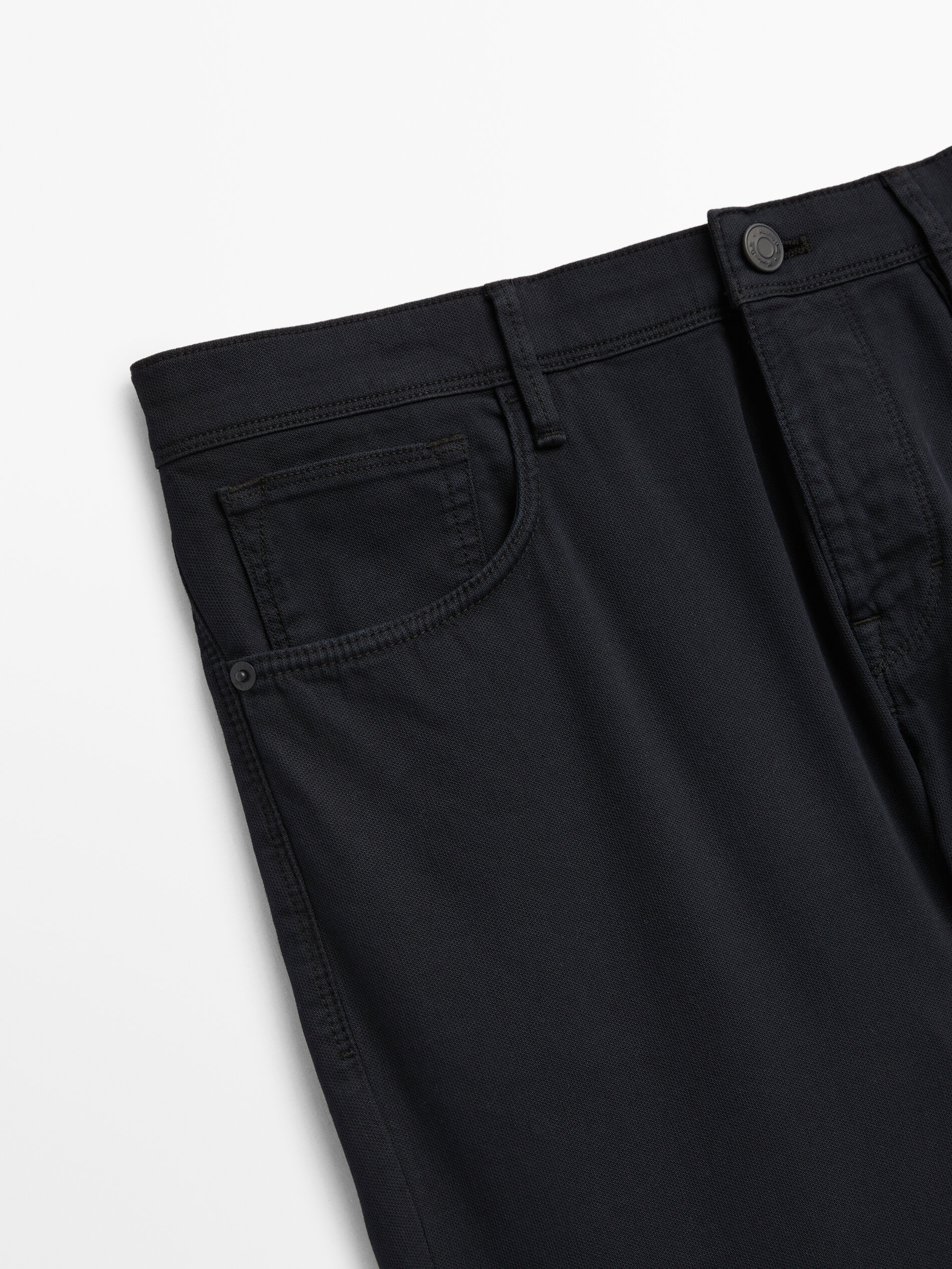 Calças Tejanero Structure Slim Fit - Azul Marinho