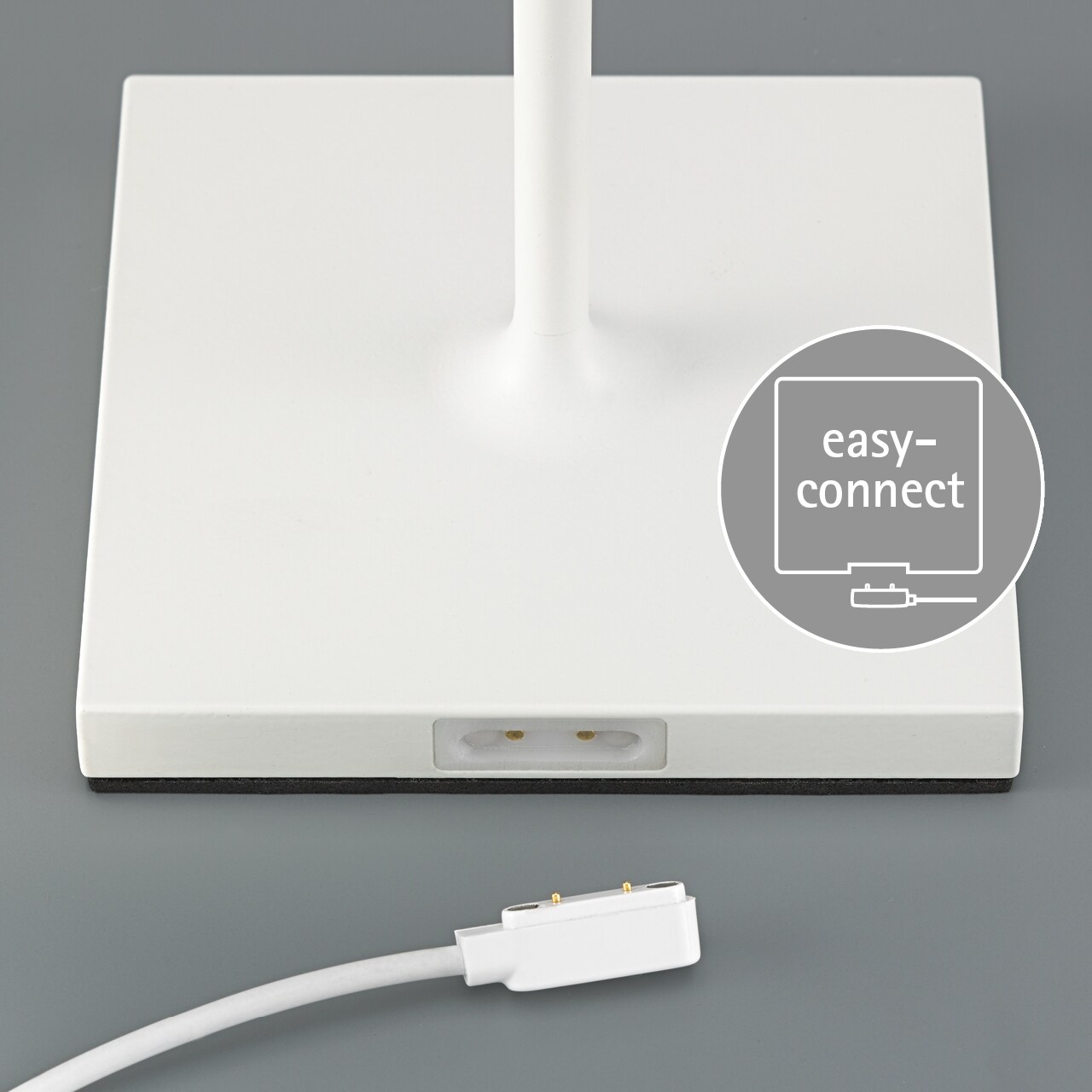 Nuindie LED Akku Tischleuchte Außentischleuchte IP54 weiss Sigor Tischlampe