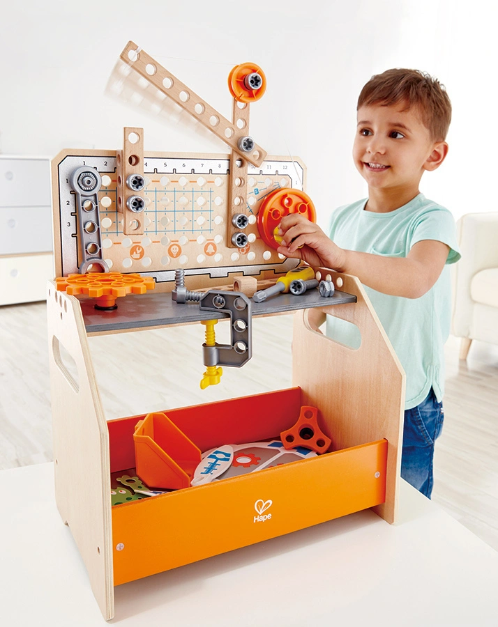 Tüftler-Arbeitstisch JUNIOR INVENTOR 58-teilig