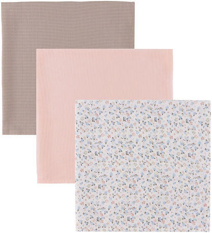 Müsli Spucktücher - 3er-Pack - 75x75 - Spülung Cream/Peony/Jasmi