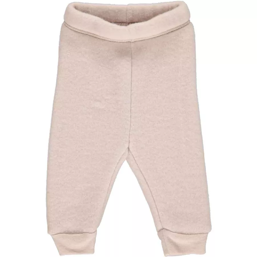 Müsli Babyhose aus Merinowolle rose