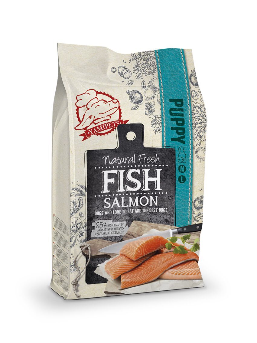 Natural Fresh Fish Puppy Medium Large - Hondenvoer - 2 Kilogram - zalm