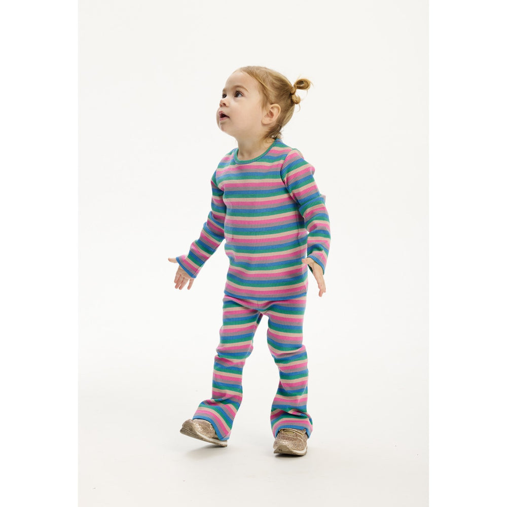 Køb THE NEW Siblings Multi Striped Polly L_S Rib Tee