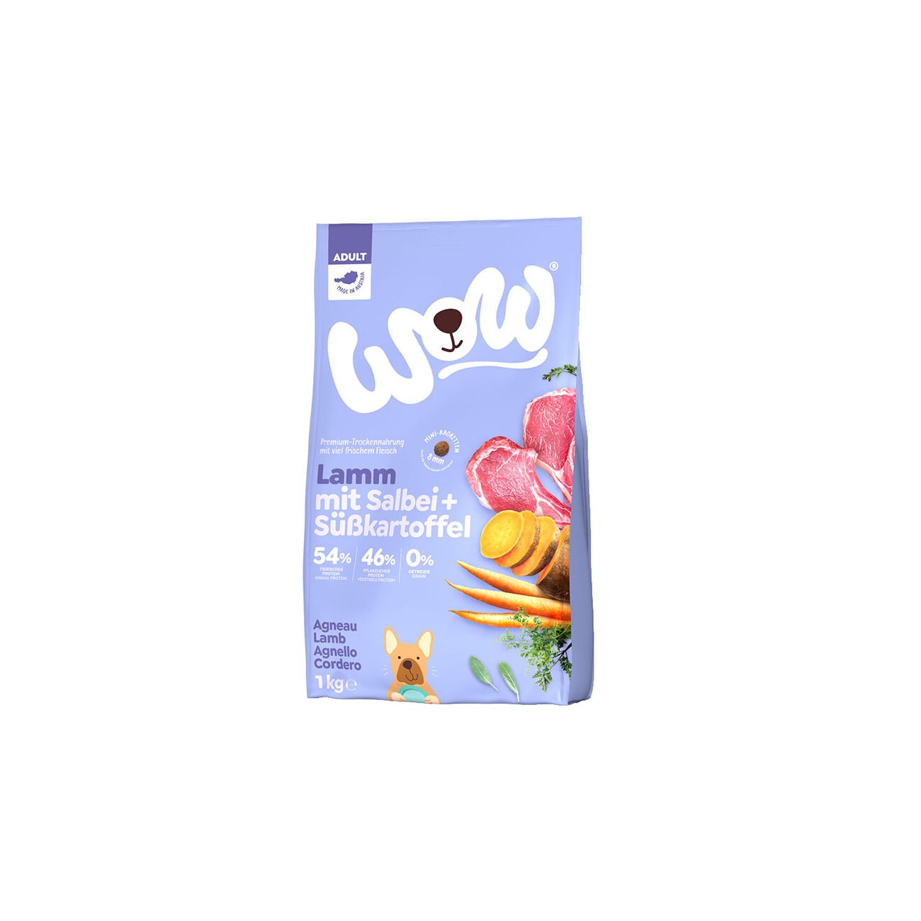 WOW Mini Adult Lamm mit Salbei 1kg
