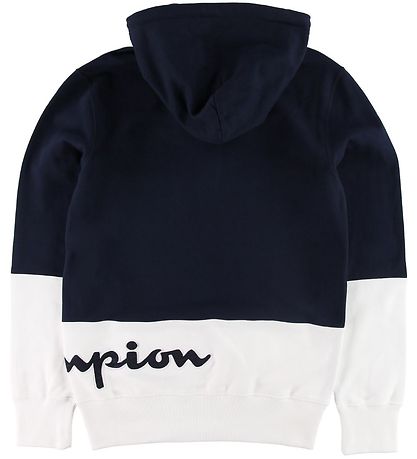 Champion Fashion Hoodie - Halber Reißverschluss - Navy/Weiß