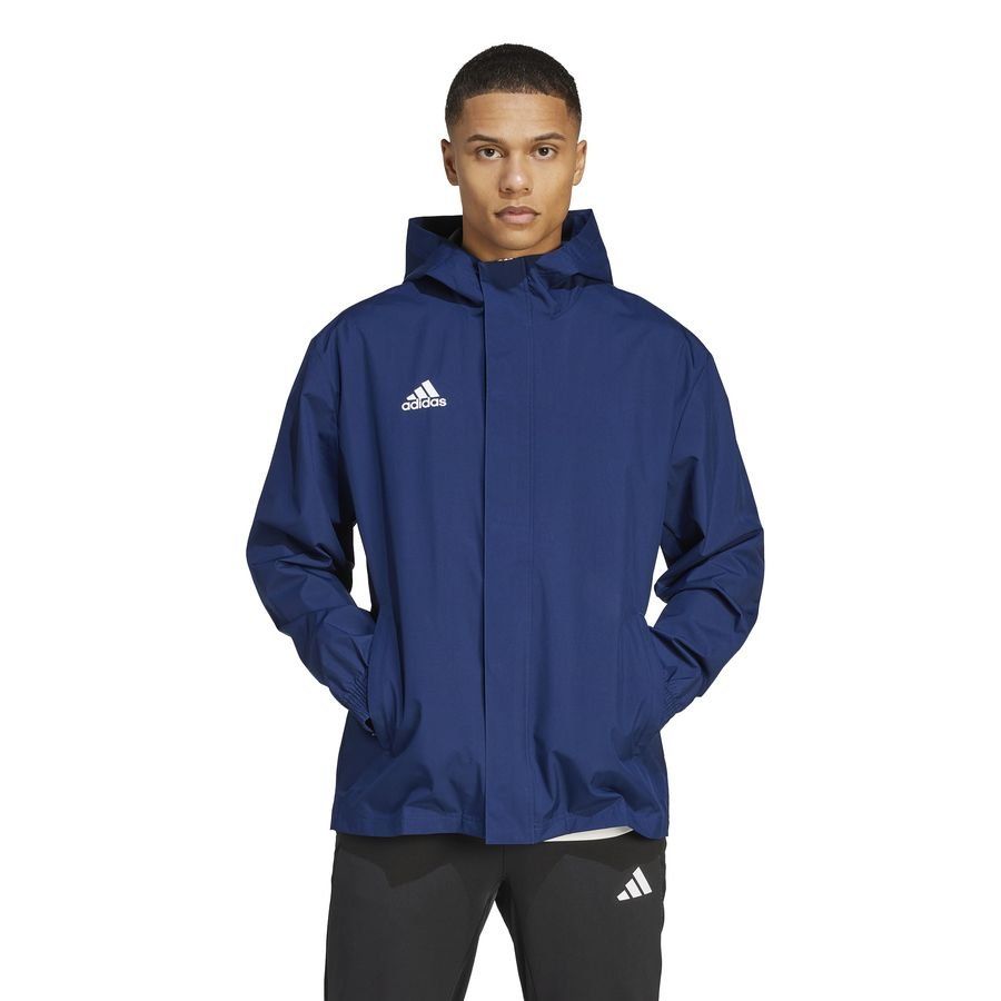 adidas Veste All Weather Entrada 22 - Bleu/Blanc