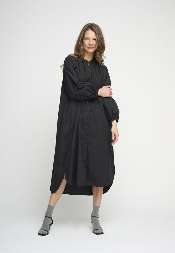 Moshi Moshi Mind lauren shirtdress poplin Moonless night
