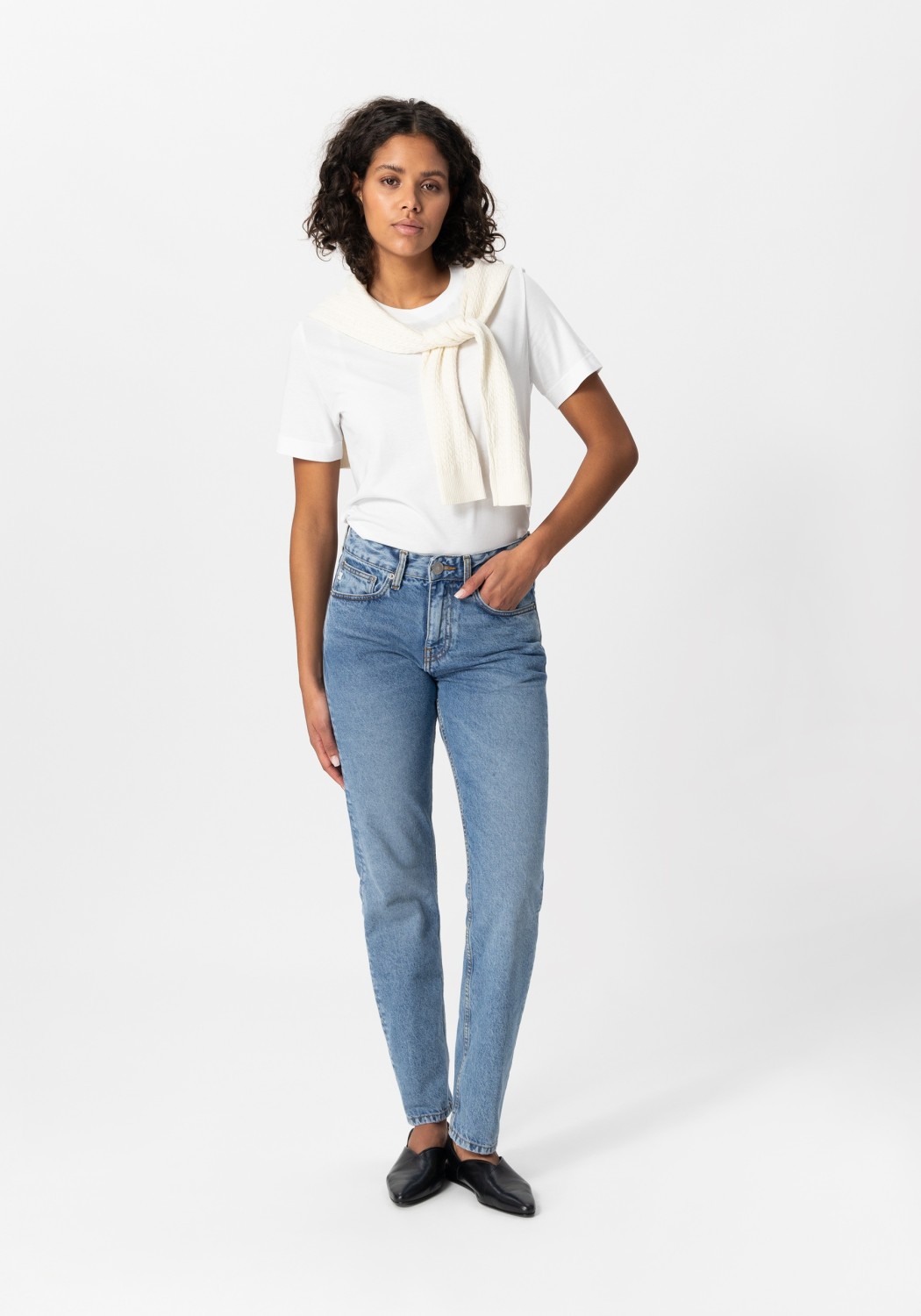 Mud Jeans Damenjeans Easy Go Stone Vintage