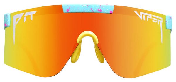 Paire de Lunettes Pit Viper The Playmate Polarized 2000s Bleu/Orange Polarisé
