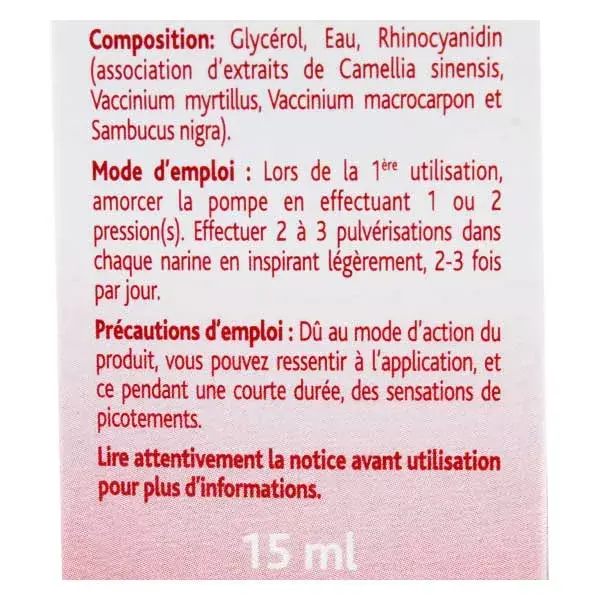 Spray Nasal Humer para Sinusite em Nariz Muito Entupido, para Maiores de 12 Anos, 15ml