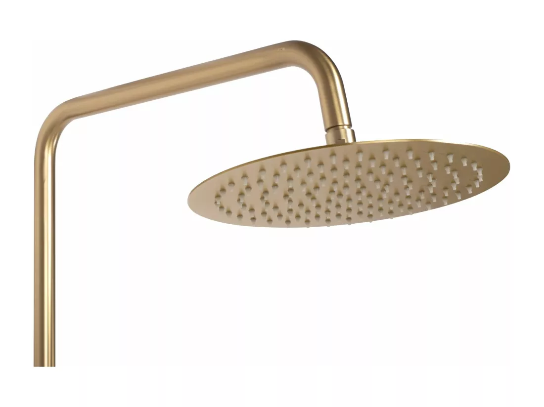 Kit De Douche Avec Thermostat Rea Vincent Termostat Brush Gold
