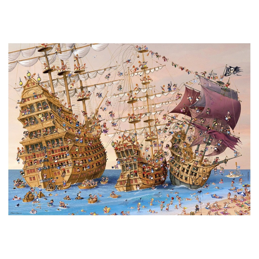 Puzzle - Corsair de François Ruyer - 1000 Pièces