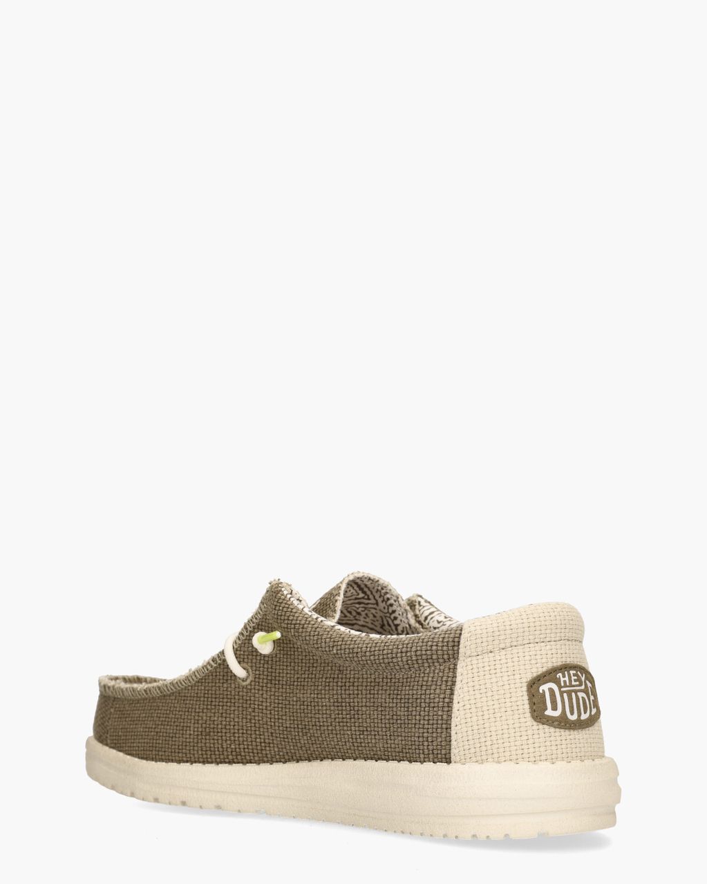 Hey Dude Wally Braided Taupe Heren Veterschoenen