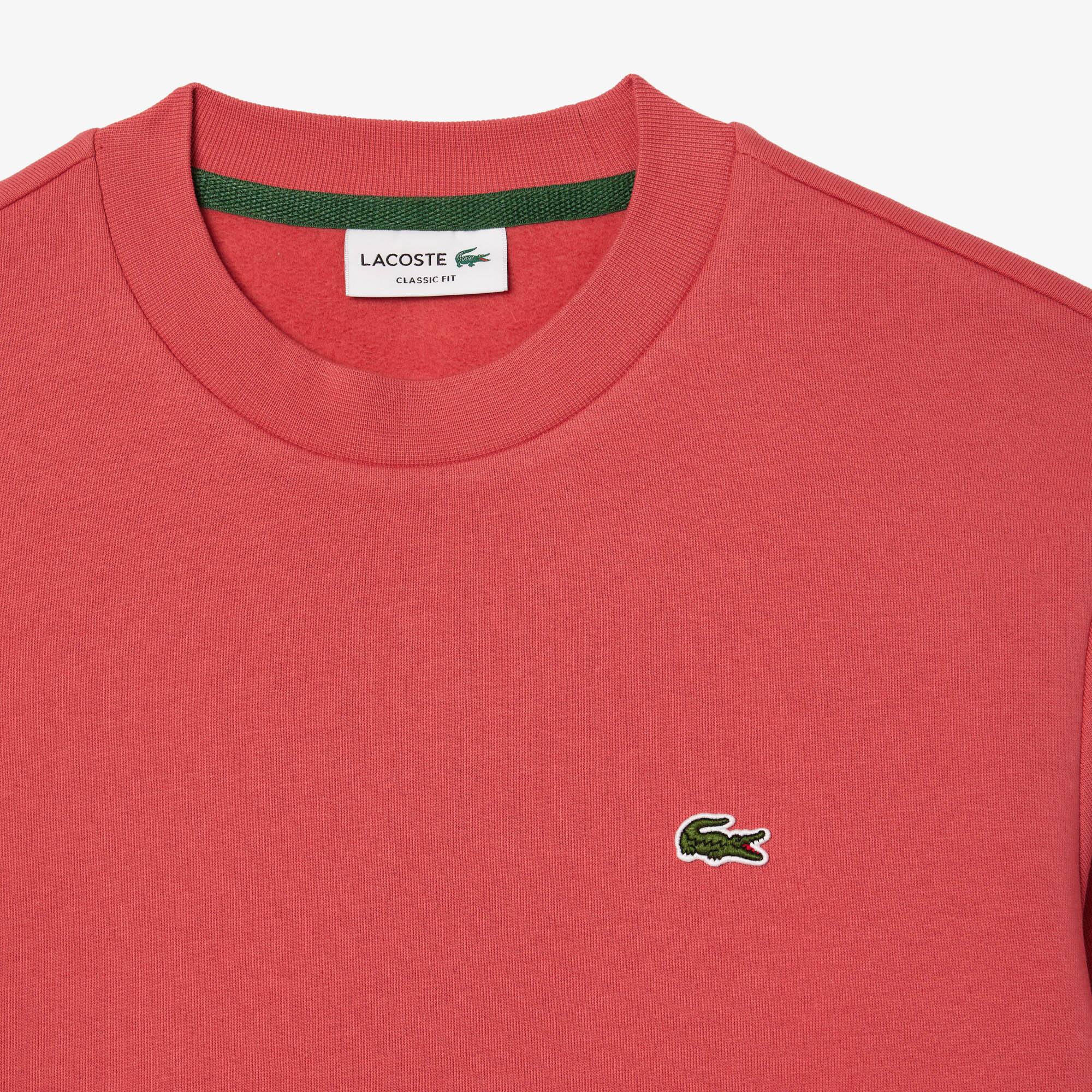 Jogging-Sweatshirt aus aufgerautem Fleece Sweatshirts - Rot - Lacoste - Herren