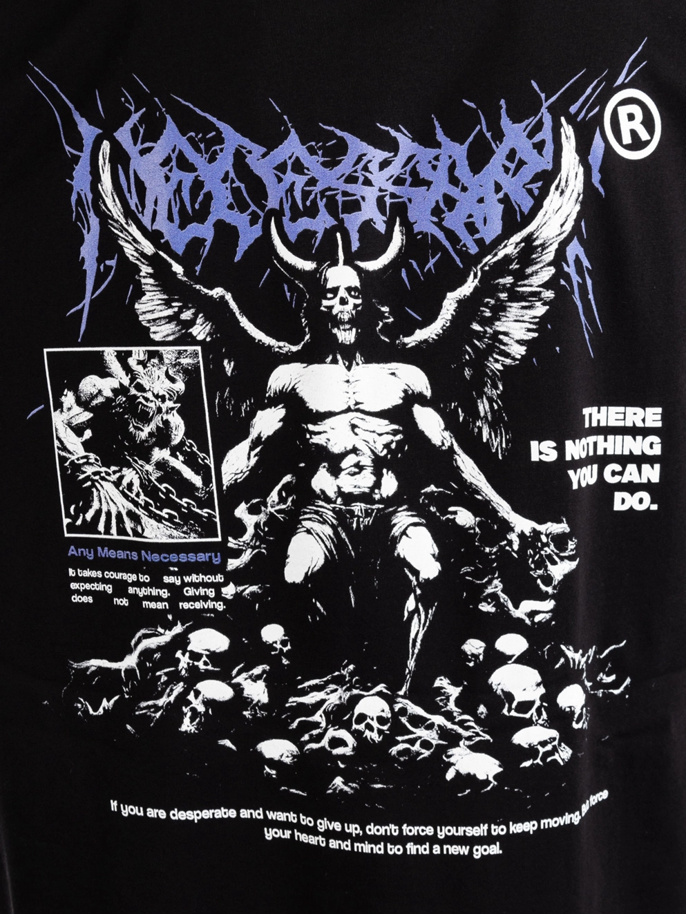 Any Means Necessary Nothing You Can Do T-Shirt black