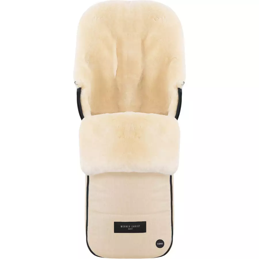 Werner Christ Baby Fußsack FLIMS LUXE cloud beige