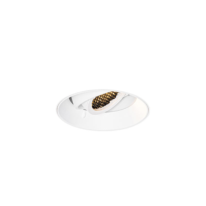 Moderne inbouwspot, wit, GU10, rond, frameloos - Oneon Honey