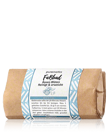 puremetics Körperpflege Fußbad Basen-Blüten 100g