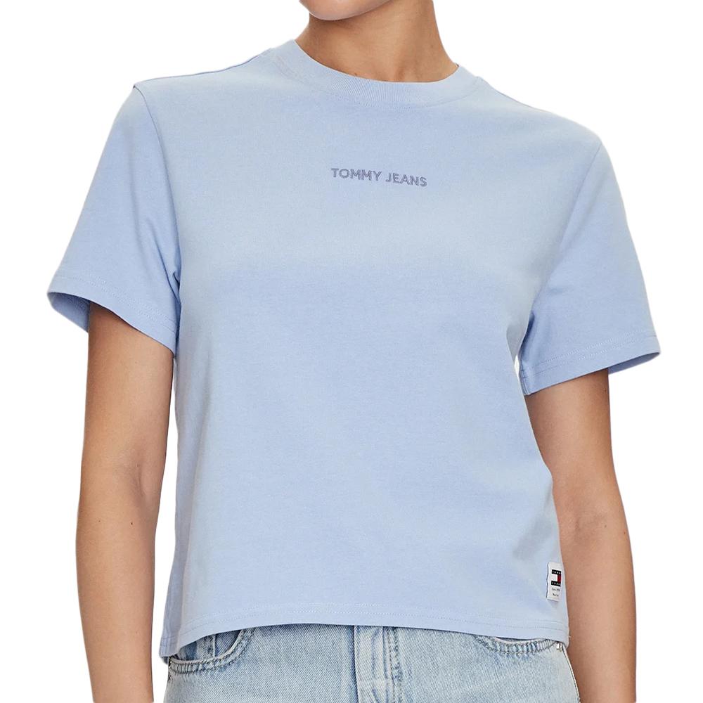 Tommy Hilfiger T-shirt Bleu Femme Tommy Hilfiger New Classics