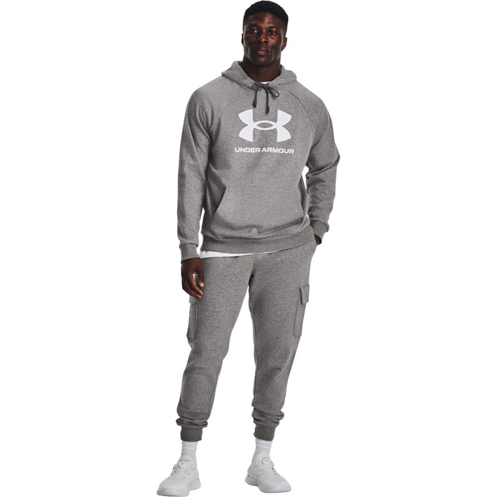 Under Armour RIVAL LOGO - Sweat Homme gris
