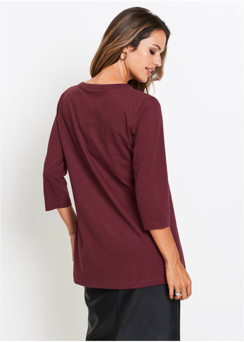 T-shirt long manches 3/4