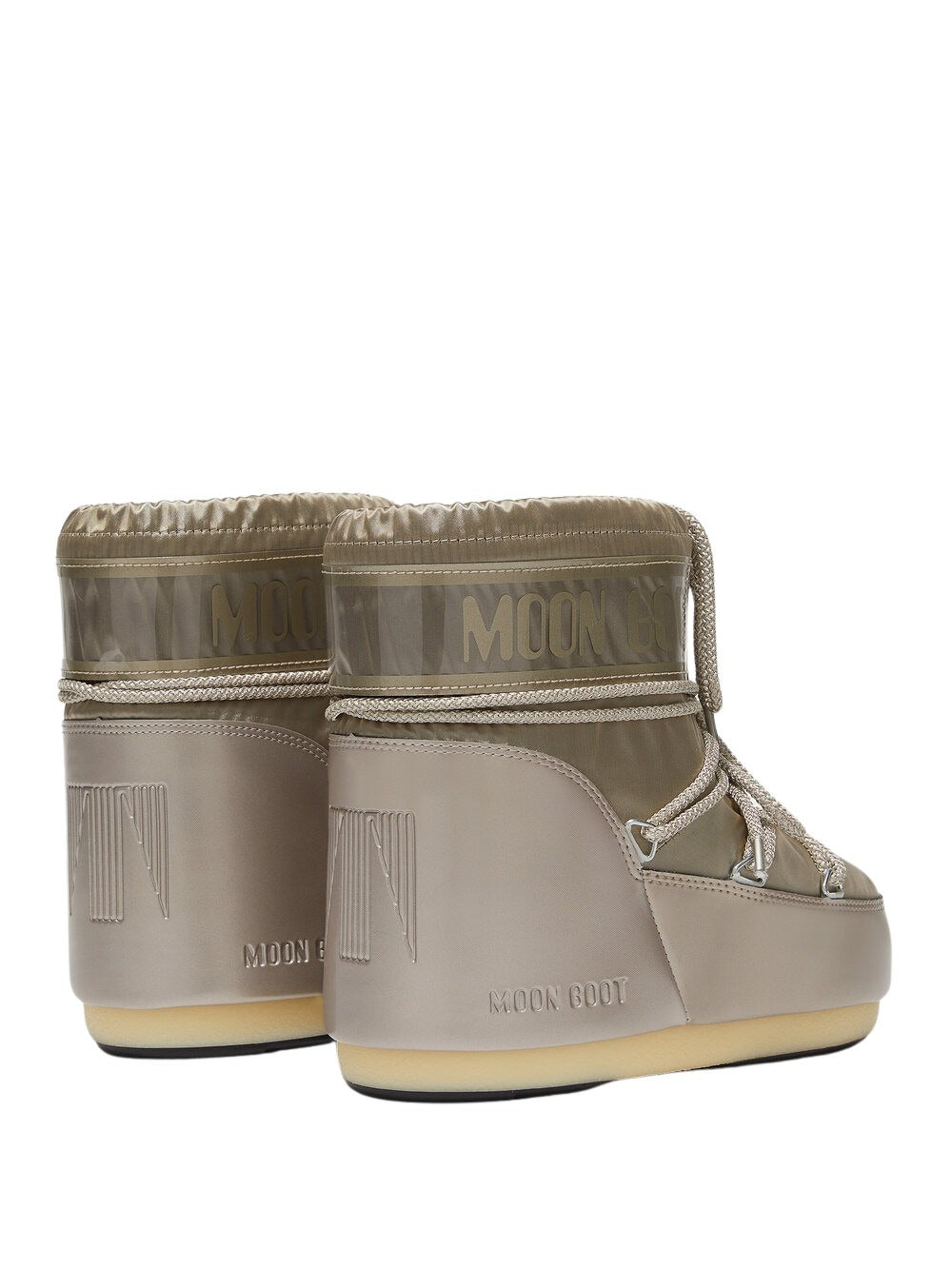 MOON BOOT  Icon Low Glance støvle - Platinum