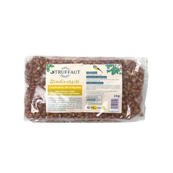 Graines de cacahuètes pour oiseaux du jardin - 2 kg