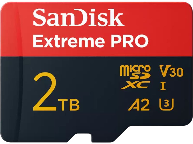 SanDisk microSDXC-Karte Extreme PRO 2000 GB Professionelle microSDXC-Speicherkarte mit 2000 GB Kapazität