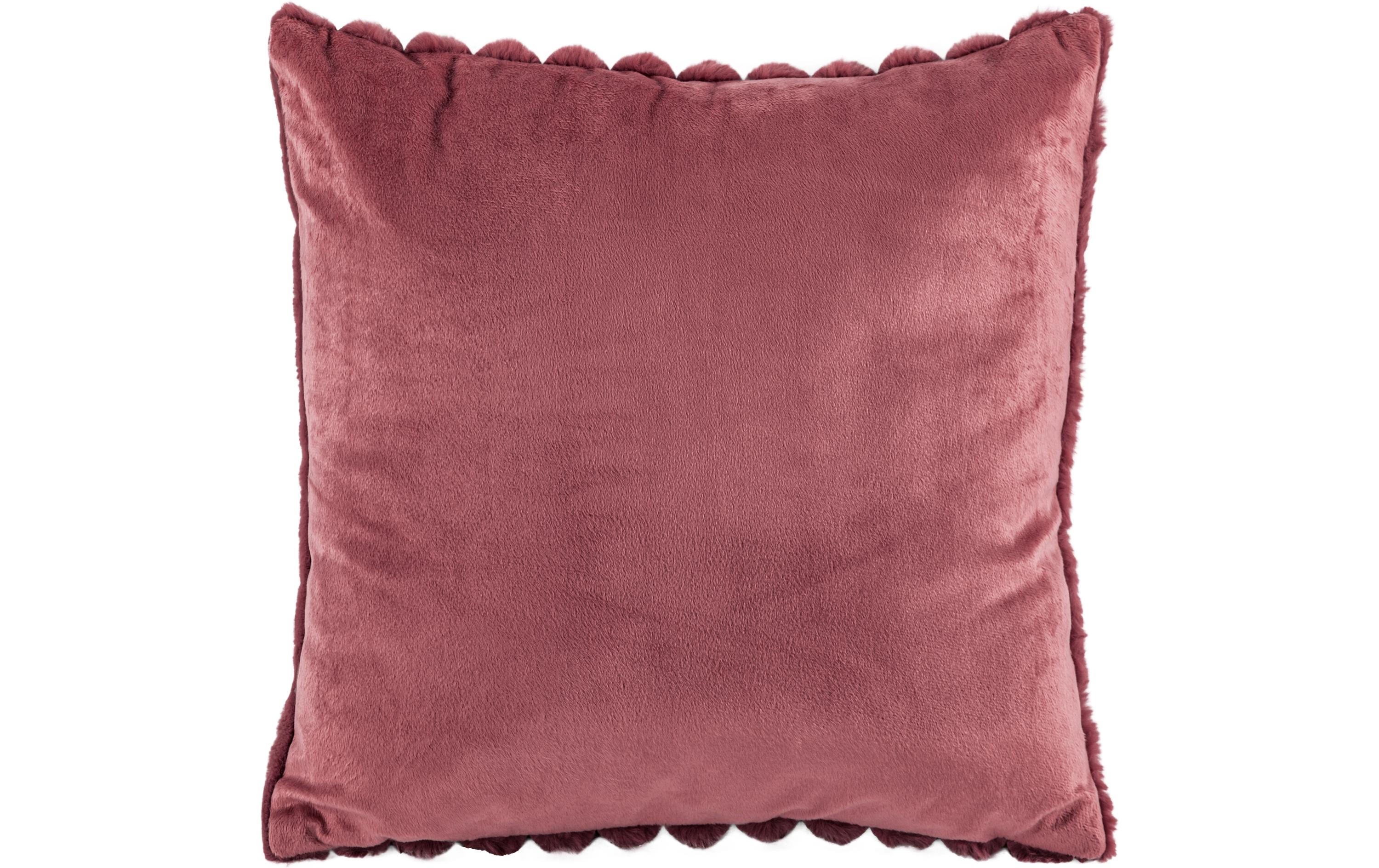 Kissen Rabbit Stripe gefüllt 45 x 45 cm, BordeauxWeiches Kissen im Boho-Retro-Stil