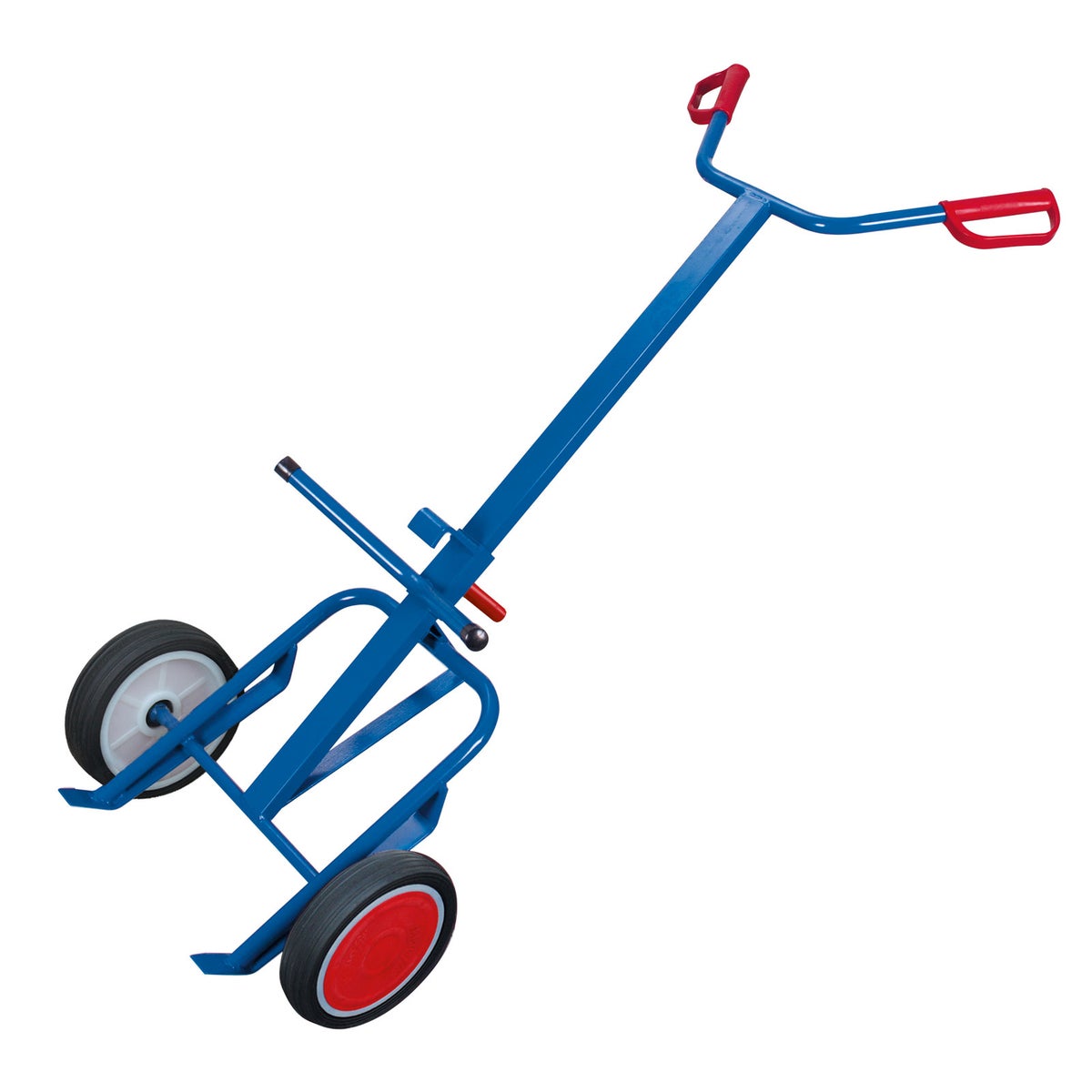 VARIOfit vatenwagen, 250 kg laadvermogen voor 200 liter vaten, massief rubberen banden
