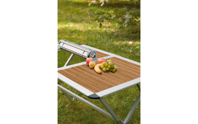 Berger Nera Bambus-Alu Rolltisch 115 x 75 cm