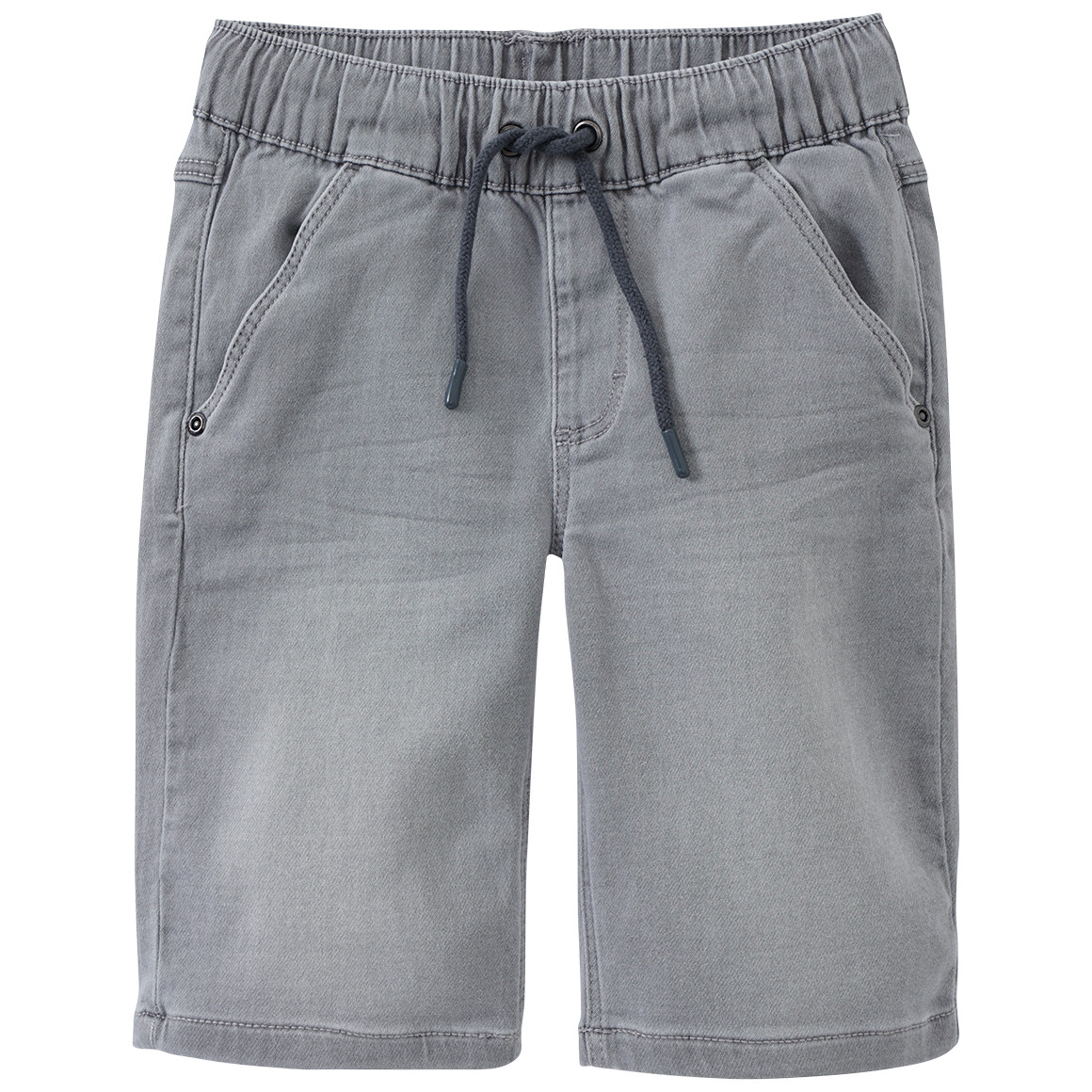 Topolino Jungen Jeansshorts mit Tunnelzug hellgrau