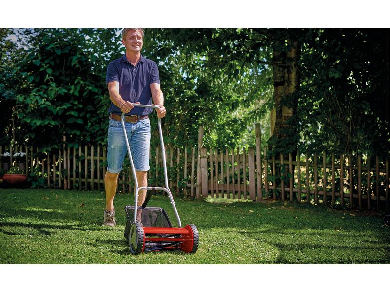 Einhell Handrasenmäher GC-HM 300 Leise und umweltfreundlich Rasenmähen