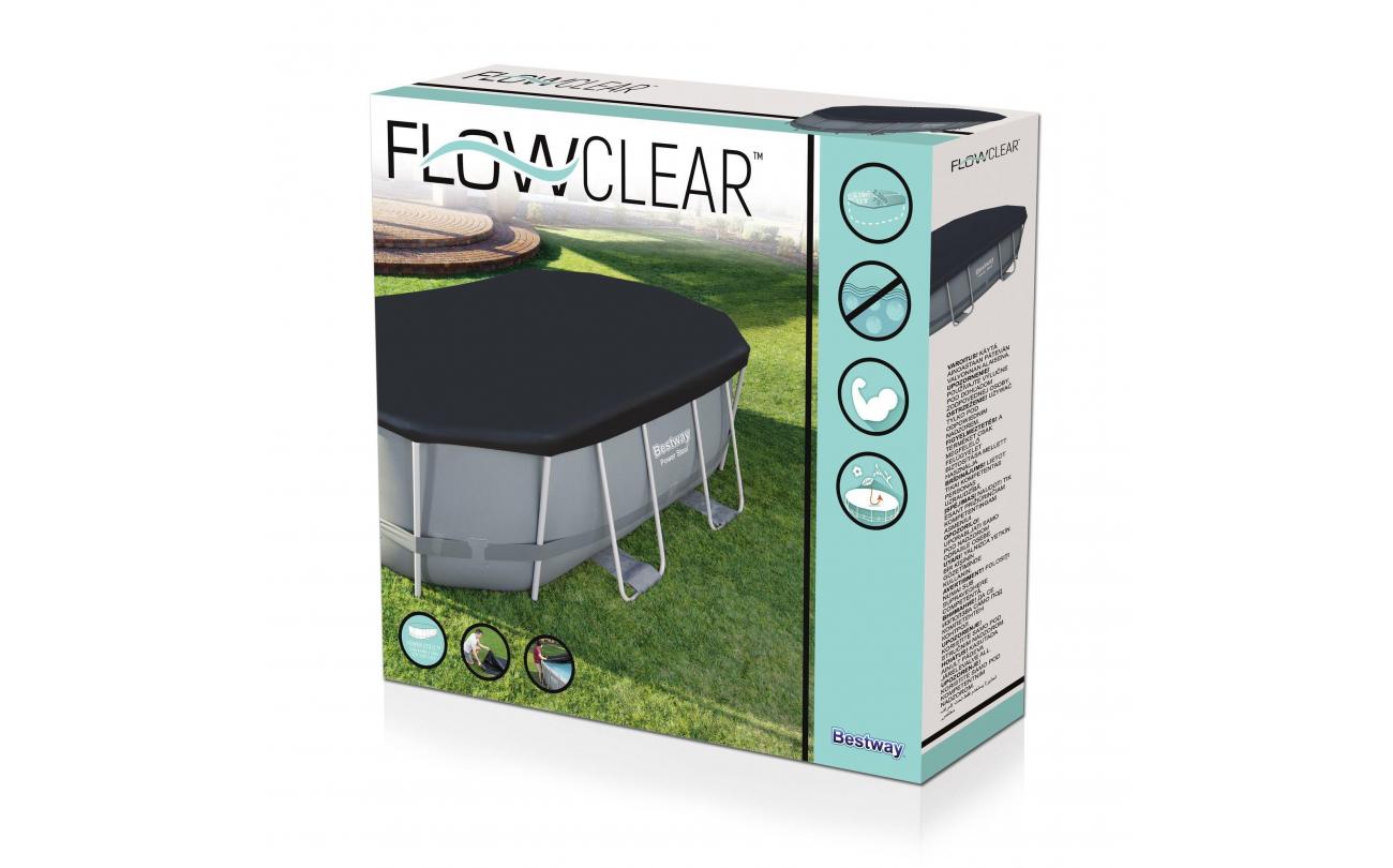 Dekzeil 427x250cm Power Steel Oval Pool