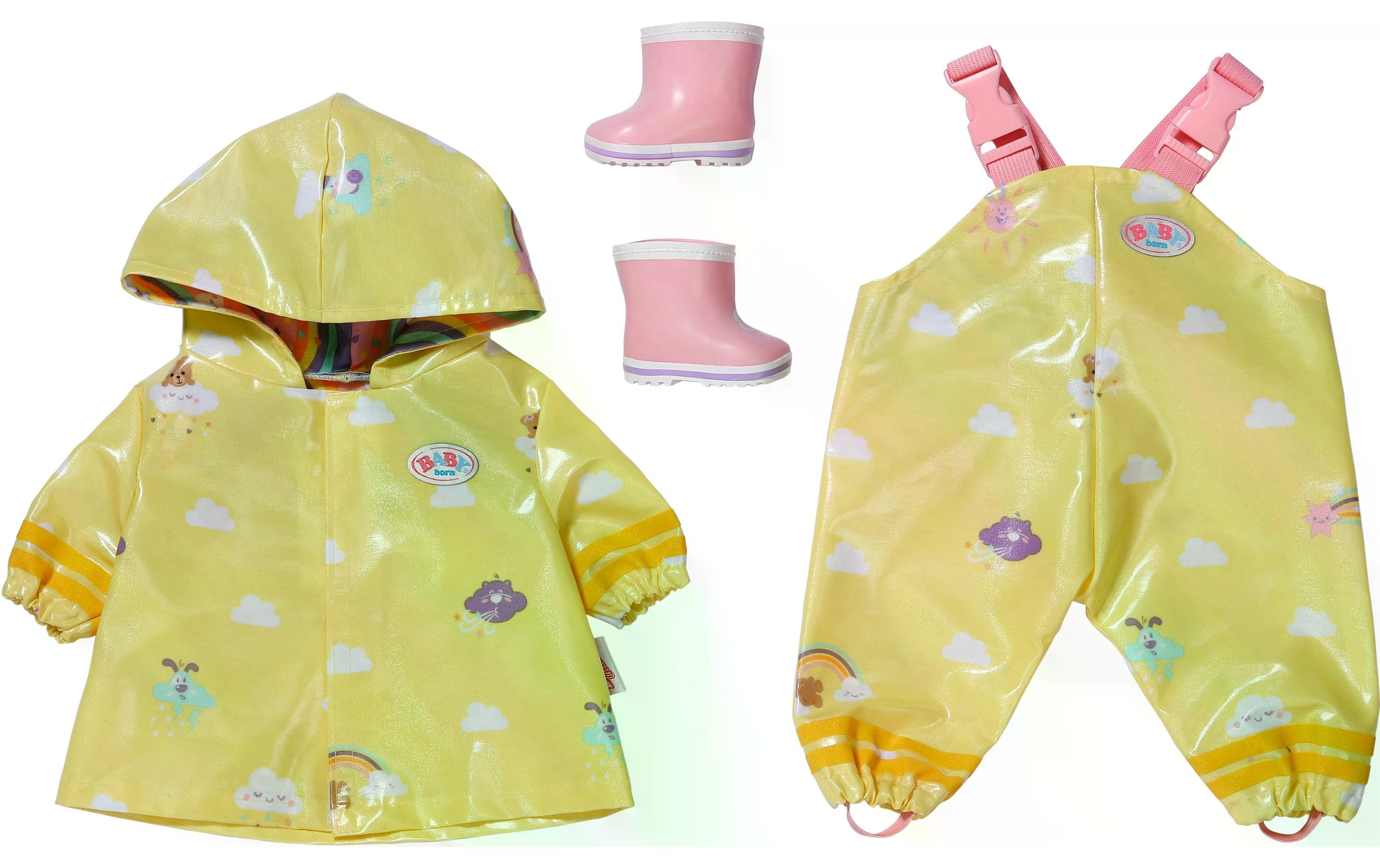Puppenkleidung Deluxe Regen Set 43 cmPuppen-Regenkleidung mit liebevollen Details